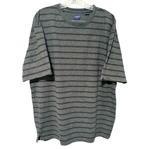 Arrow Gray Short Sleeve Tee with‎ Stripes